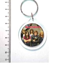 NUOVO portachiavi IRON MAIDEN BAND 70'S HEAVY METAL UK LP 45 33 GIRI CD DVD MC