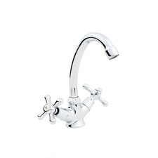 Rubinetto Retro Per Lavabo Con