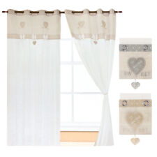 Tende porta finestra interno coppia 2pz più misure moderne tessuto shabby chic 