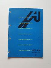 Aprilia MX 250 Cross 1980 catalogo ricambi TELAIO originale FRAME parts catalog