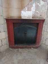 caminetto rustico a legna