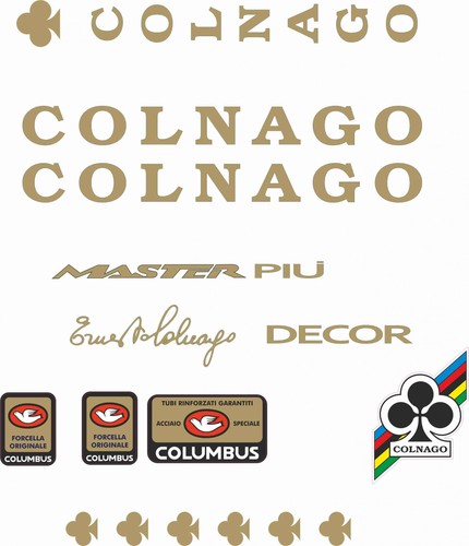 Adesivi telaio colnago master - adesivi,