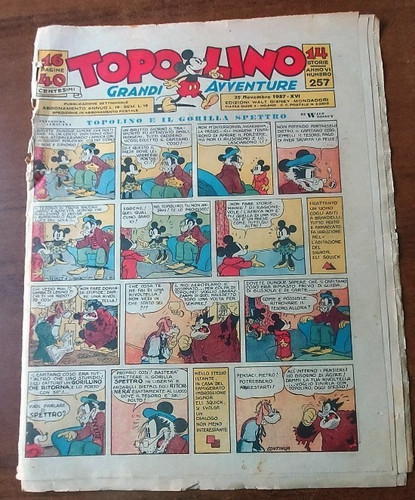 Topolino giornale fascia - 8,