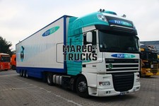 LKW Foto DAF XF 105.460 Kofferauflieger UK weiß FLY BY NITE FBN #e5go