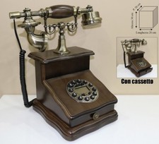 TELEFONO STILE ANTICO LEGNO