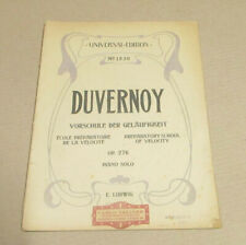 Spartito DUVERNOY SCUOLA