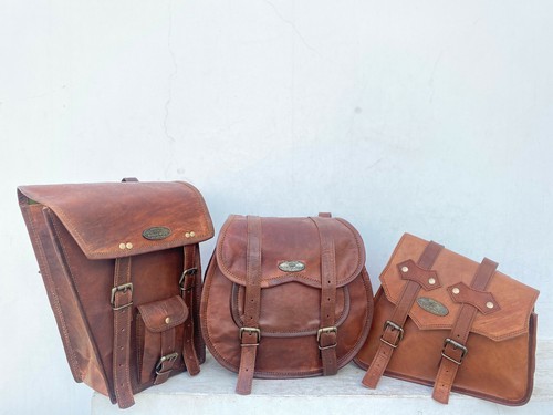 Pelle moto sella bisaccia - pelle,