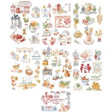 LBP tabella punto croce La grande histoire de la cuisine