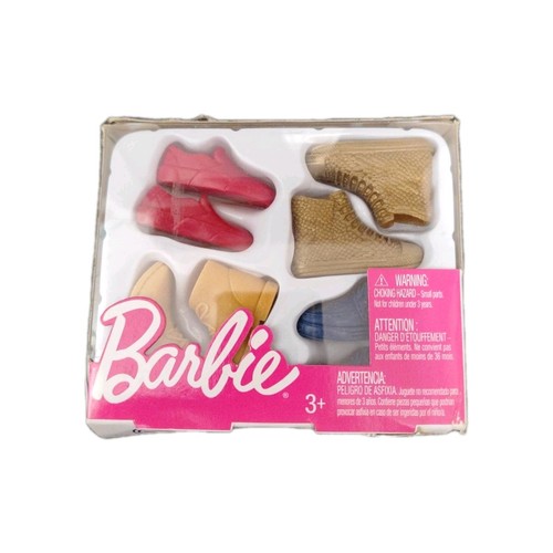 Barbie mattel shoe set - barbie, 3+