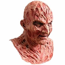 Freddy Krueger Horror Lattice Vestito Fantasia Maschera Halloween Cosplay Incubo Nuovo
