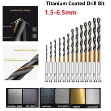 Punta da trapano HSS con gambo esagonale 1/4 per cacciaviti senza fili mandrino standard