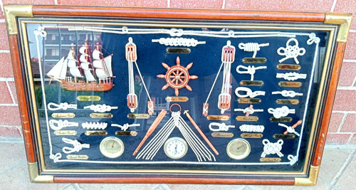 Quadro marina nodi marinari - marina-,