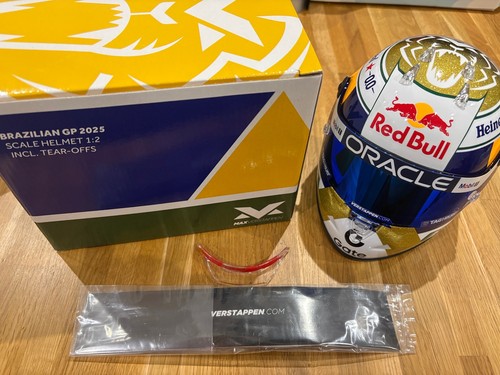 Casco max verstappen brasile - casco,