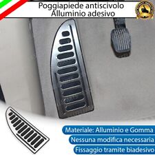 POGGIAPIEDI POGGIA PIEDE PEDALIERA ADESIVO IN ALLUMINIO PER SEAT IBIZA 6J