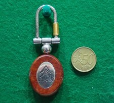 CITROEN PORTACHIAVI VINTAGE IN RADICA E METALLO BAGNARA