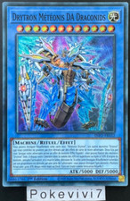 Carte YU-GI-OH! DRYTRON METEONIS DA DRACONIDS INFO-FR032 SR NEUF