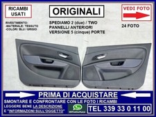 PANNELLO PANNELLI INTERNO PORTIERA ANT SINISTRO DESTRO FIAT GRANDE PUNTO 5 PORTE