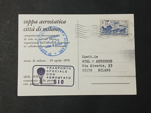 Milano coppa aerostatica - coppa,