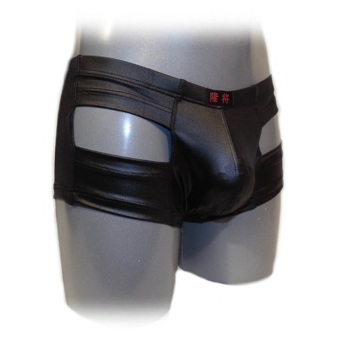 Pantaloni lucidi con - , taglio