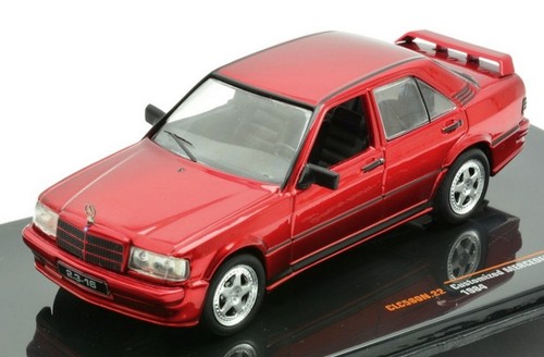 Mercedes 190e 16v 1984 red - mercedes,