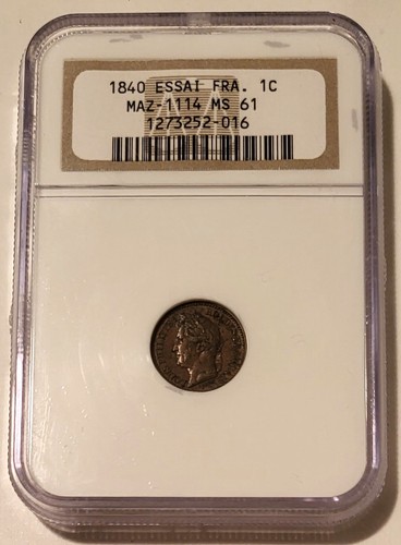 Francia 1840 centesimo essai - 1840,
