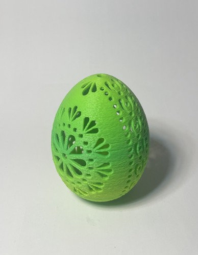 Uovo decorativo stampato - in, 3d