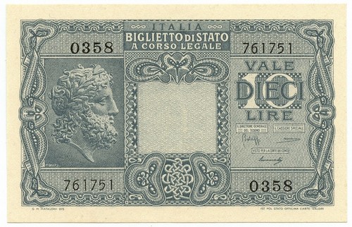 Lire biglietto stato giove - 10,