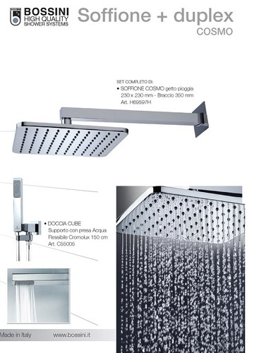 Bossini set completo soffione - bossini,