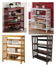 Libreria in legno a 3 livelli