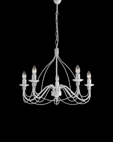 Lampadario ferro battuto - ferro,