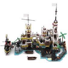 Pirati Quartier Generale Fortezza con Piazza, Chiesa 3757 Pezzi Nuovo