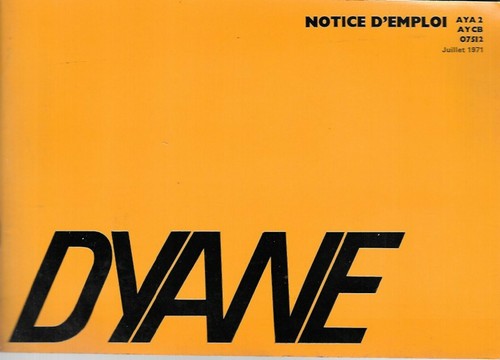 Dyane aya2 aycb 07512 luglio - dyane,
