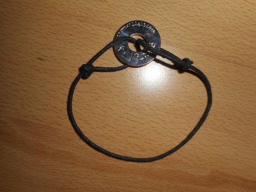Bracelet cordon médaille - cordon,