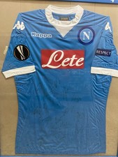 Maglia Ssc Napoli 2015-2016 Gonzalo Higuain Autografata Tutta La Squadra