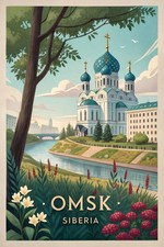 Omsk, Siberia - Poster da