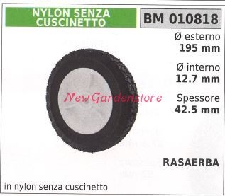 Ruota rasaerba tagliaerba