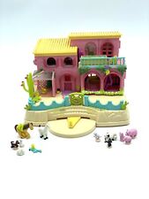 Mattel POLLY POCKET Hacienda House PETLAND + animali ranch rifugio casa# CH