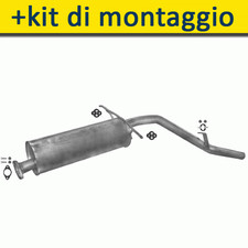 NISSAN KING CAB NAVARA NP300 86- Silenziatore Marmitta Posteriore+