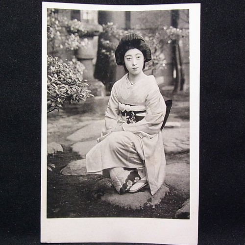 Foto cartolina geisha in - foto-cartolina, di