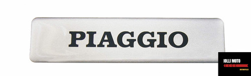 Targhetta scritta piaggio - targhetta,