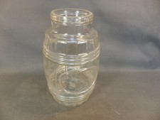 Antico Grande Vaso IN Vetro Di Commercio Tipo Da Caramelle Alimentari Anni 1950