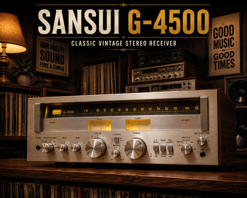 Sansui 4500 rare - sansui, g-4500