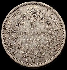 5 Francs Hercule 1848 K