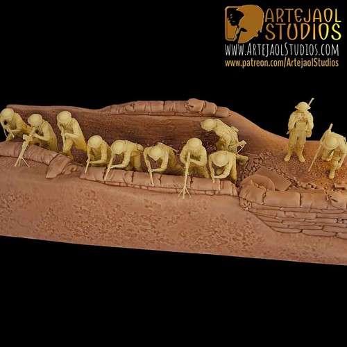 Ww2 diorama battaglia el - battaglia,