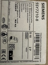 Siemens 5sy7210-8 Interruttore