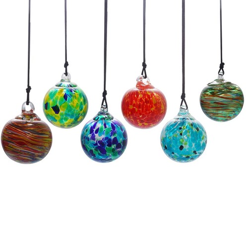 Pendente sfera strega vetro