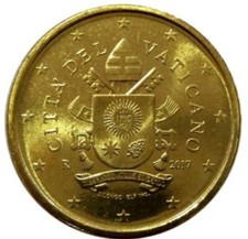 50 CENTESIMI CENT VATICANO 2017 PAPA FRANCESCO PERFETTE FDC ASSOLUTO 