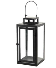 Lanterna moderna nera - nera, h32*15