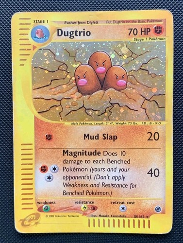 Dugtrio 165 holo expedition - dugtrio, 10/165