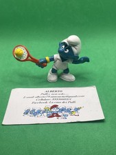 PUFFI SMURFS PUFFO SMURF TENNISTA TENNIS 20049 VARIANTE 5A TOP RARE